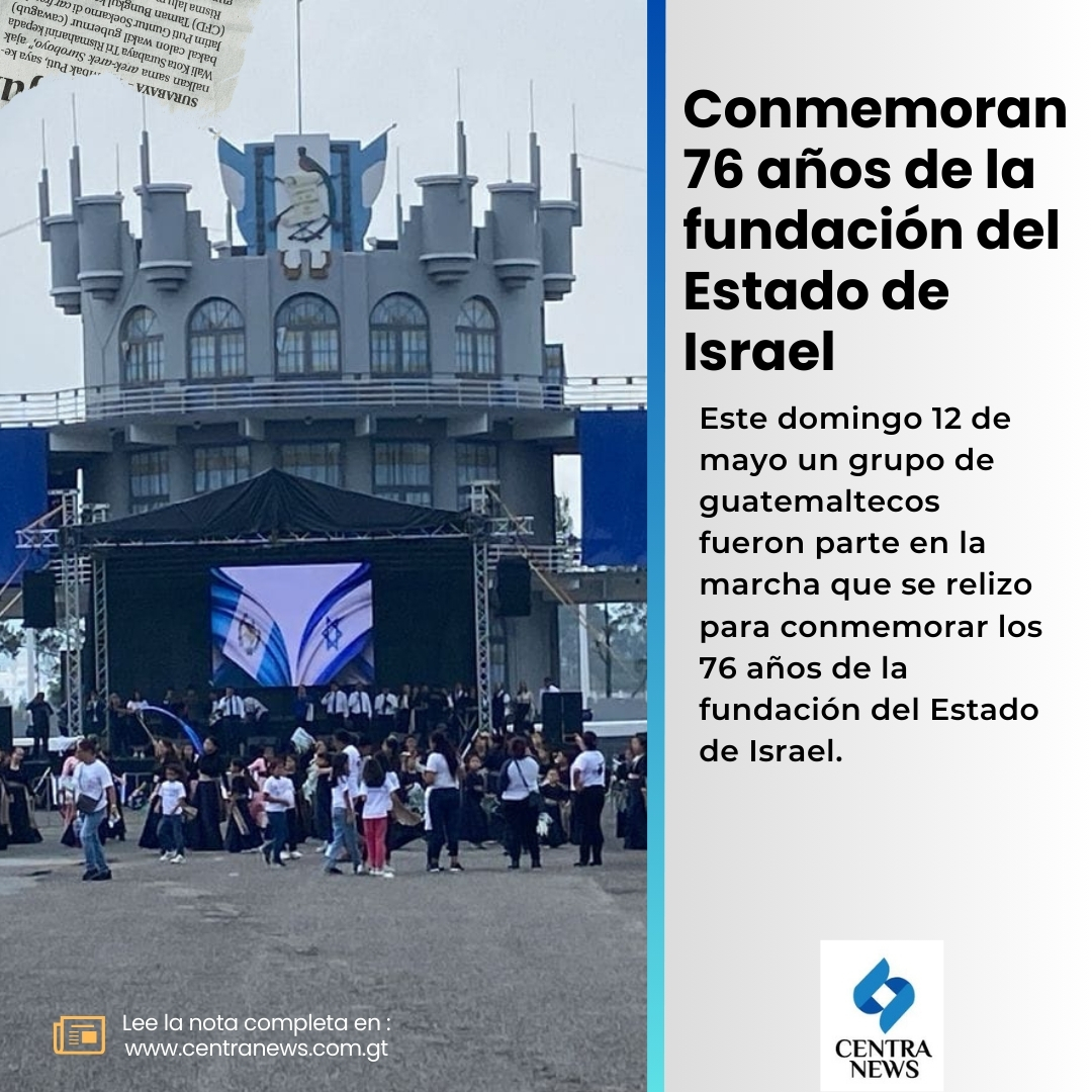 🇮🇱 🇬🇹 #NacionalesGT | Este domingo 12 de mayo un grupo de guatemaltecos fueron parte en la marcha que se relizo para conmemorar los 76 años de la fundación del Estado de Israel.

➡️ La nota: lc.cx/mRD8_L

#Israel #Guatemala