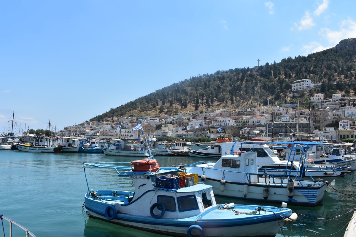 Kalymnos es una de las islas griegas que se ubican al este del Mar Egeo alineadas a lo largo de la costa de Turquía.