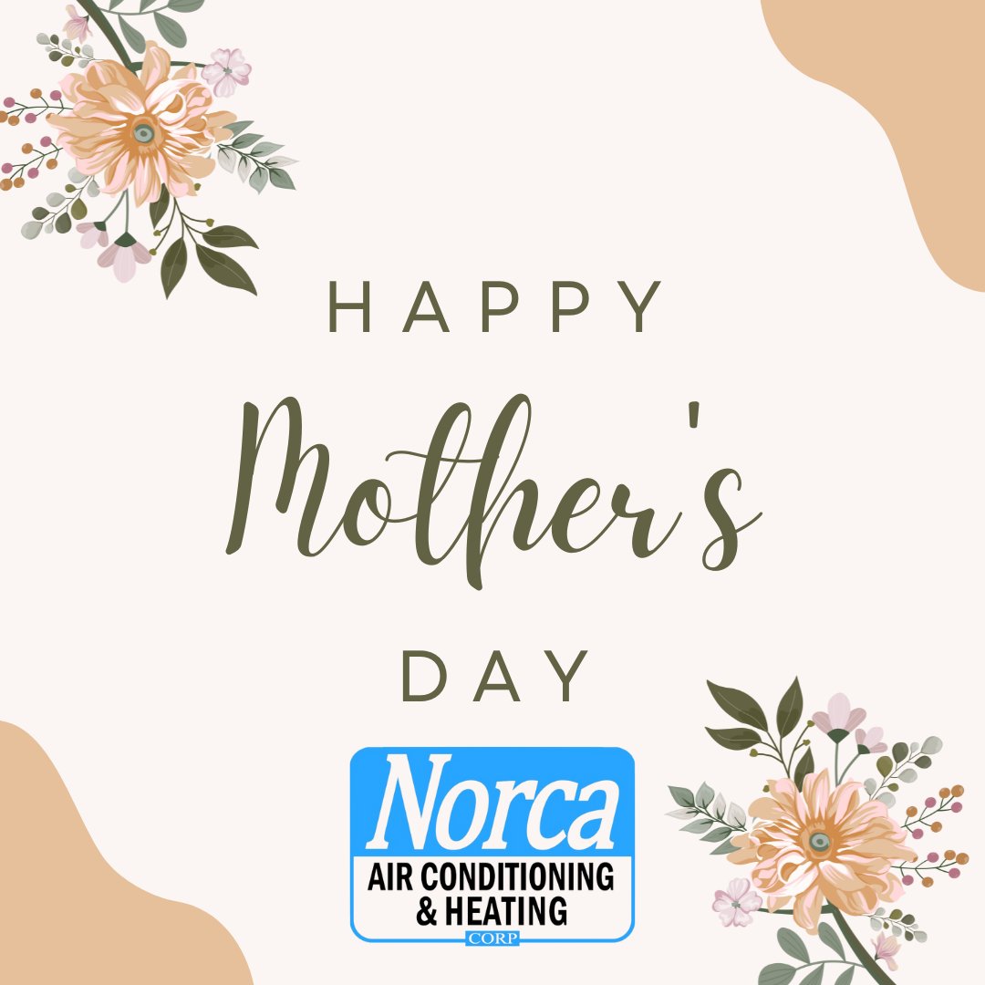 On Mother's Day, we celebrate the real MVPs - Moms! Thank you for all the love, support, and sacrifices you make every day. Let us ensure your home stays cool and comfortable, just like your unwavering love. Happy Mother's Day from Norca Air Conditioning and Heating! #mothersday