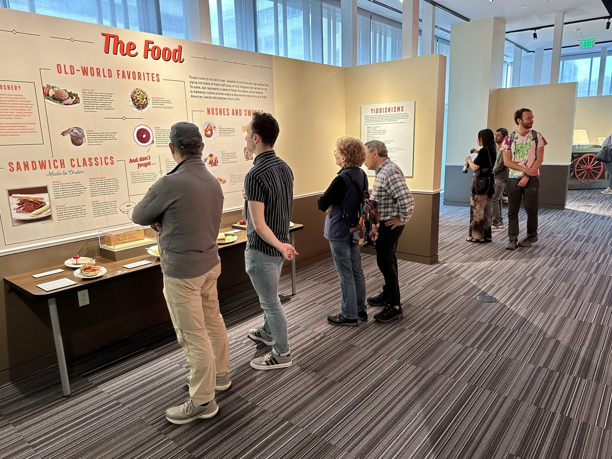 Thank you to the Members who previewed our new exhibition, I'll Have What She's Having: The Jewish Deli. Your enthusiasm & joy make it all worthwhile. See you at the next members-only programs & viewing hours. bit.ly/3xCL7xd Not a member? Join: bit.ly/3SBwIbe