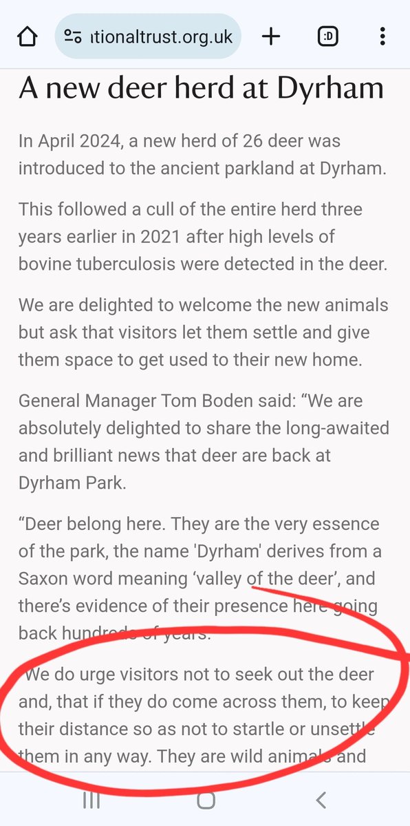 Good news from @NationalTrust though: the deer at Dyrham are back. nationaltrust.org.uk/visit/bath-bri…