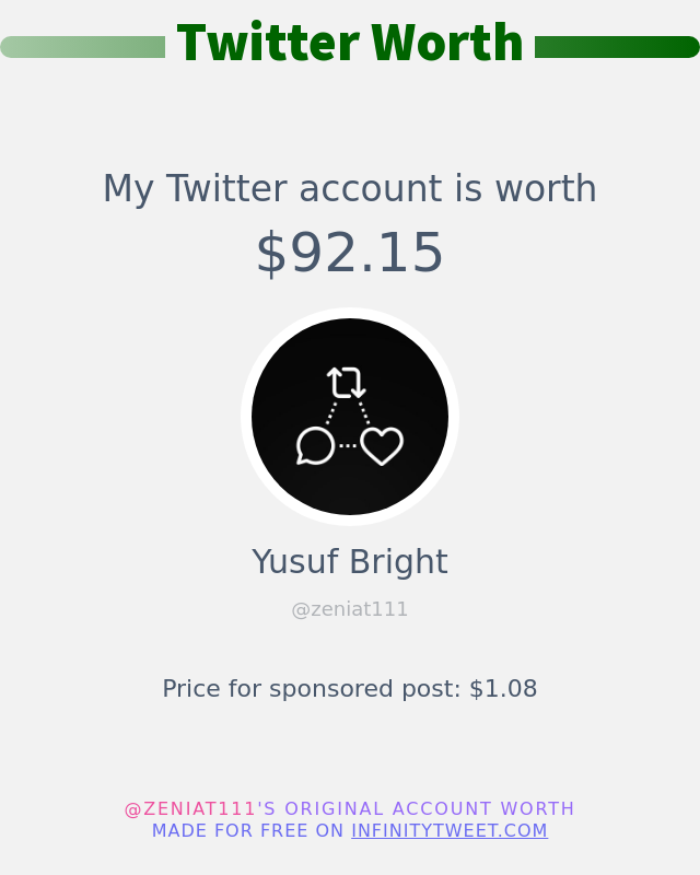 Yusuf Bright tweet media