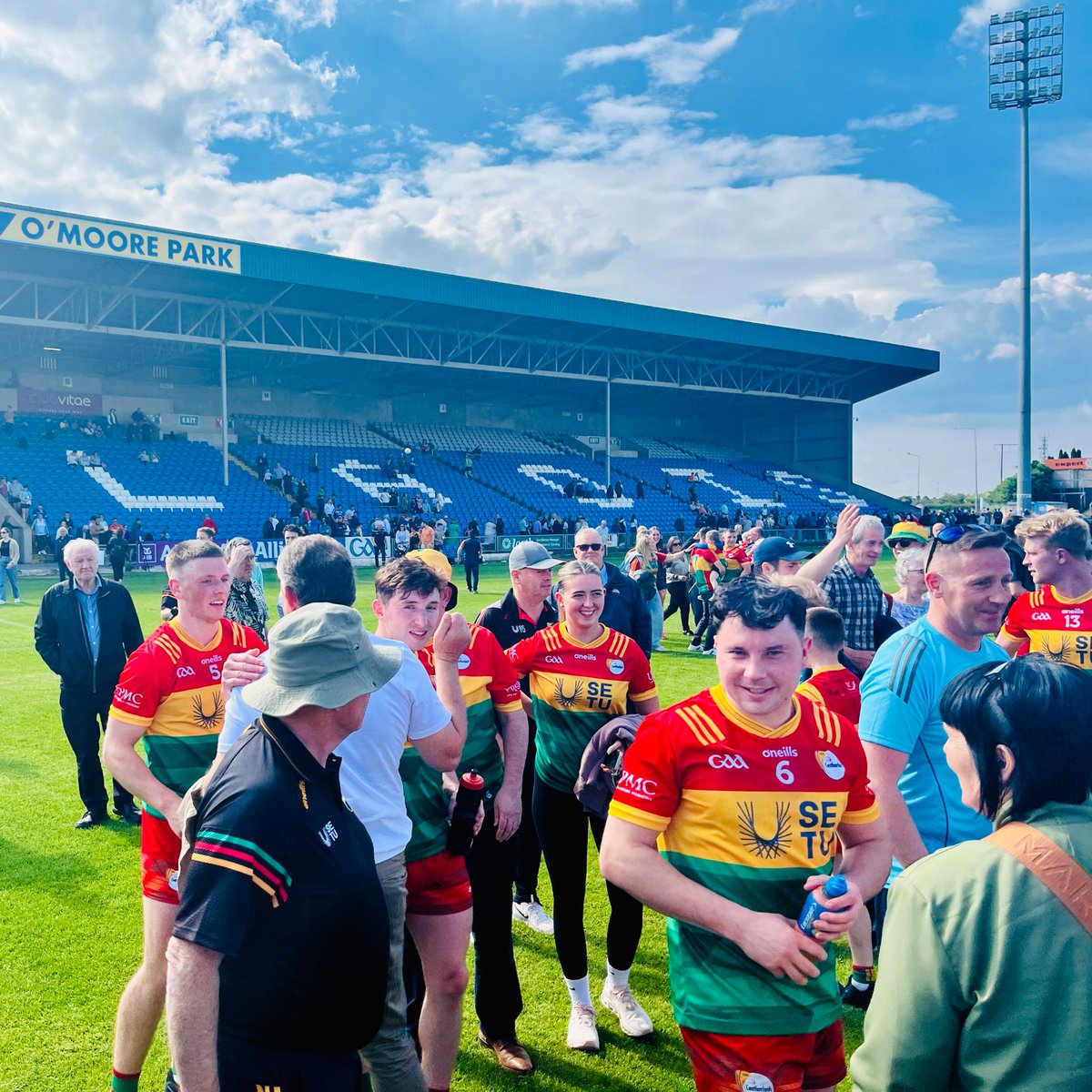Super stuff from Carlow today- we cut it very fine but a deserved result!
