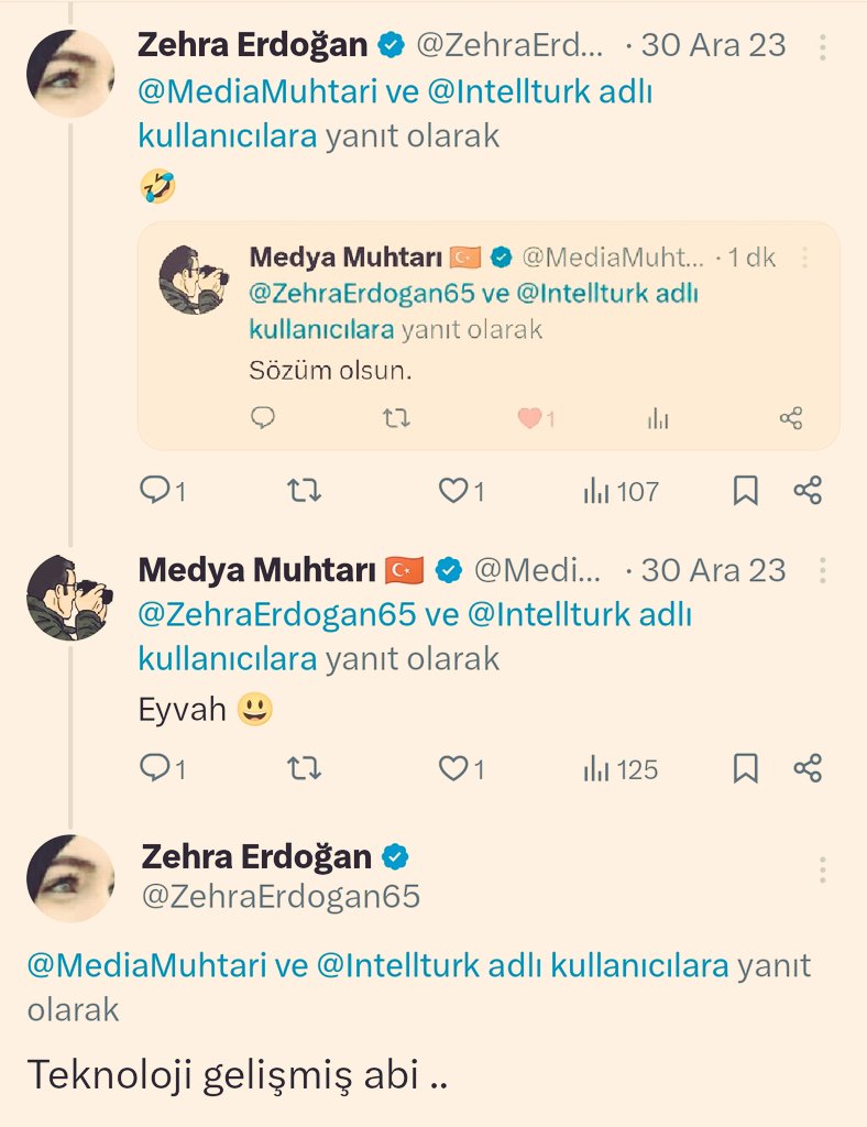 Esselamü Aleyküm abi... 2023 nire, 2024 nire ... Bir sene geçmiş. Etkileşim çok düştü... İtperestler hesaba saldırıyor... Etkileşim çok düştü...🇹🇷🤲 @MediaMuhtari