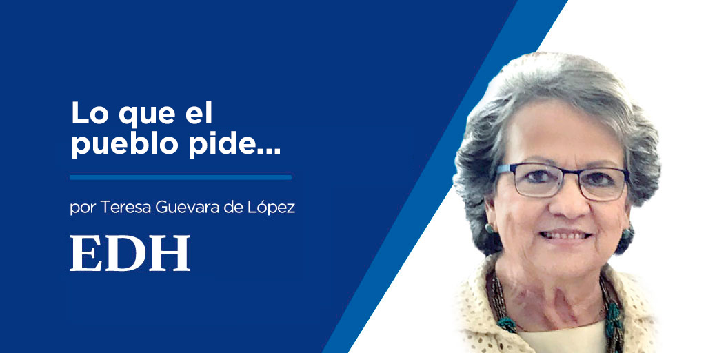 [OPINIÓN] Teresa Guevara de López: 'NI ha demostrado que no le interesa la opinión del pueblo, sino seguir instrucciones vía twit, procedentes del Ejecutivo. ¿En algún momento el pueblo pidió que le quitarán el 10% del FODES a las alcaldías?'. Lee más 👉 bit.ly/3y8F6IH