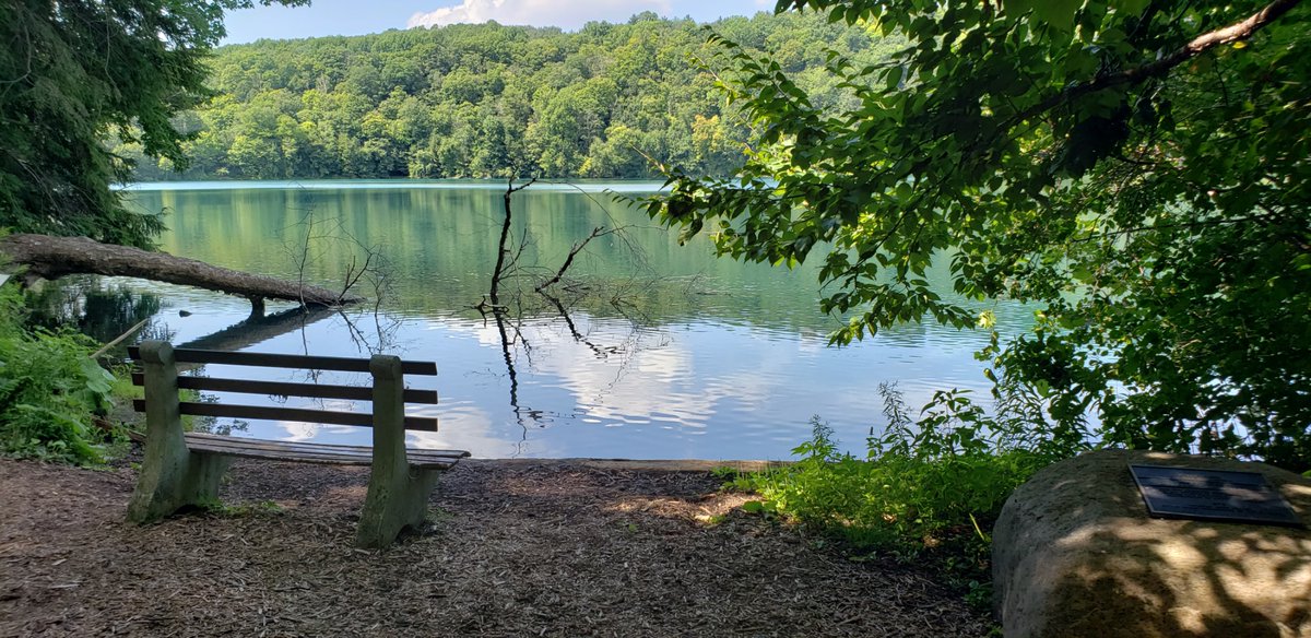 Relax and take it all in! 📍 Green Lakes State Park 📷 Deborah Fitzgerald