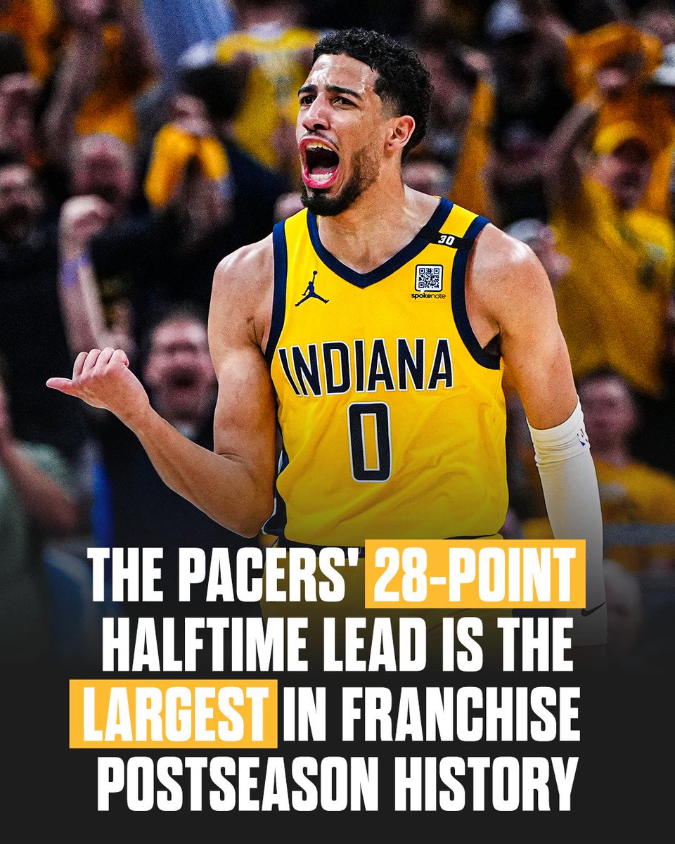 The Pacers had the pedal to the metal in the first half 🏎️