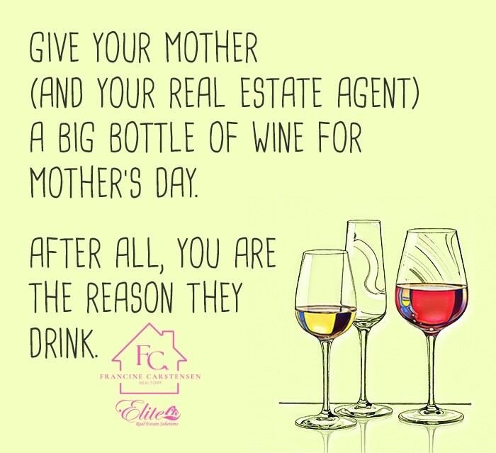 Wishing all the moms a very Happy Mother's Day! #celebratemom #wineday #happymothersday