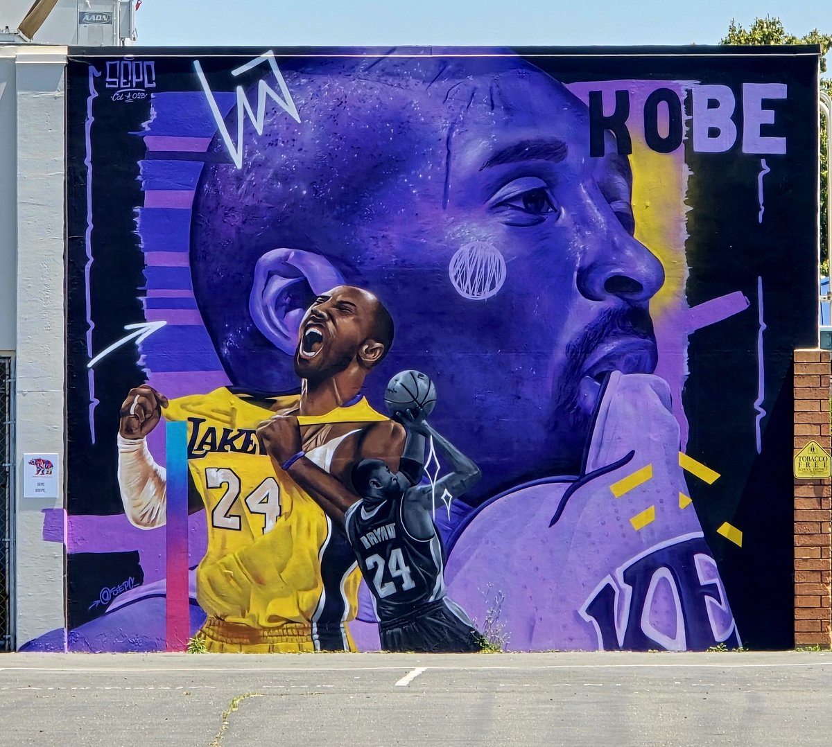 #Sacramento  #streetart #GOAT #Kobe #Mamba