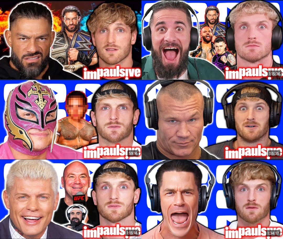As of right now, Logan Paul has feuded with almost every men's WWE superstar who has been featured on his podcast except one guy.

Roman Reigns ✅
Seth Rollins      ✅
Rey Mysterio    ✅
Randy Orton     ✅
Cody Rhodes    ✅
John Cena         👀

SummerSlam 2024. ⏳