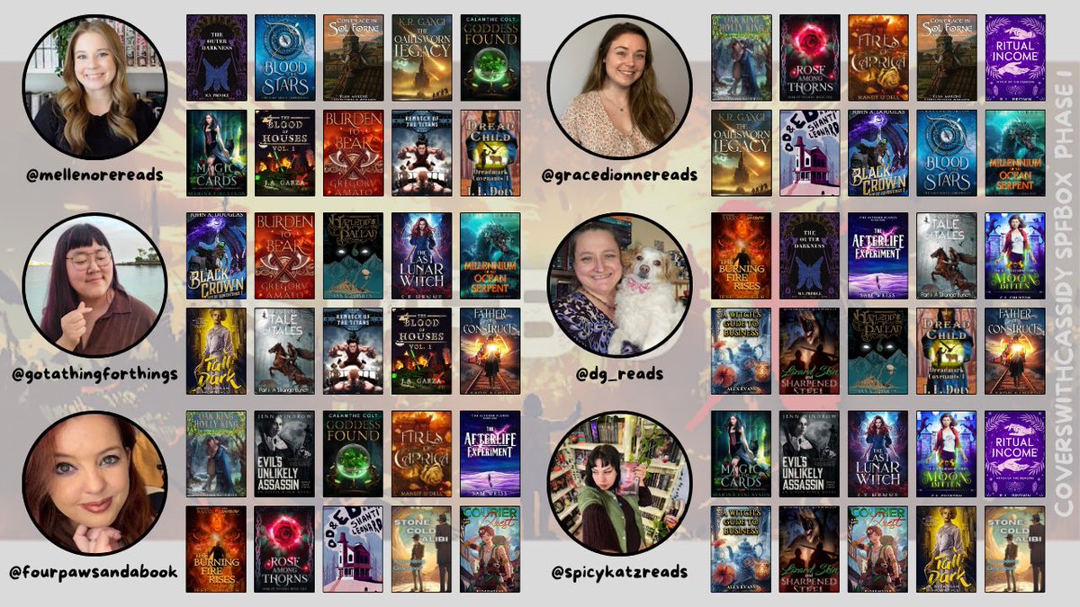 coverswithcass's tweet image. There is still the potential for change as all the judges work through their batches and figure out conflict of interests but introducing my #SPFBOX batch and team! 💖 all reviewers will be linked in the replies! I'm running it the same way as last year. each book gets 2 chances!