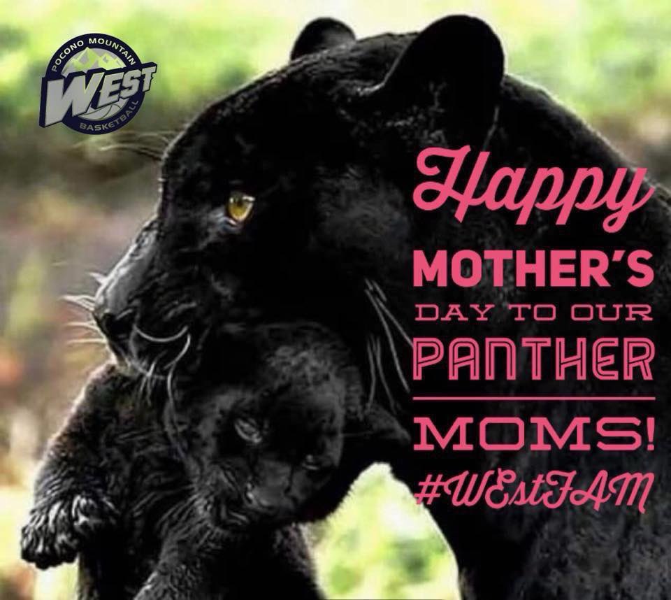 PmWestBball's tweet image. Wishing all our panther moms a wonderful day!!! #WEstFAM #JOY 🏔️💜