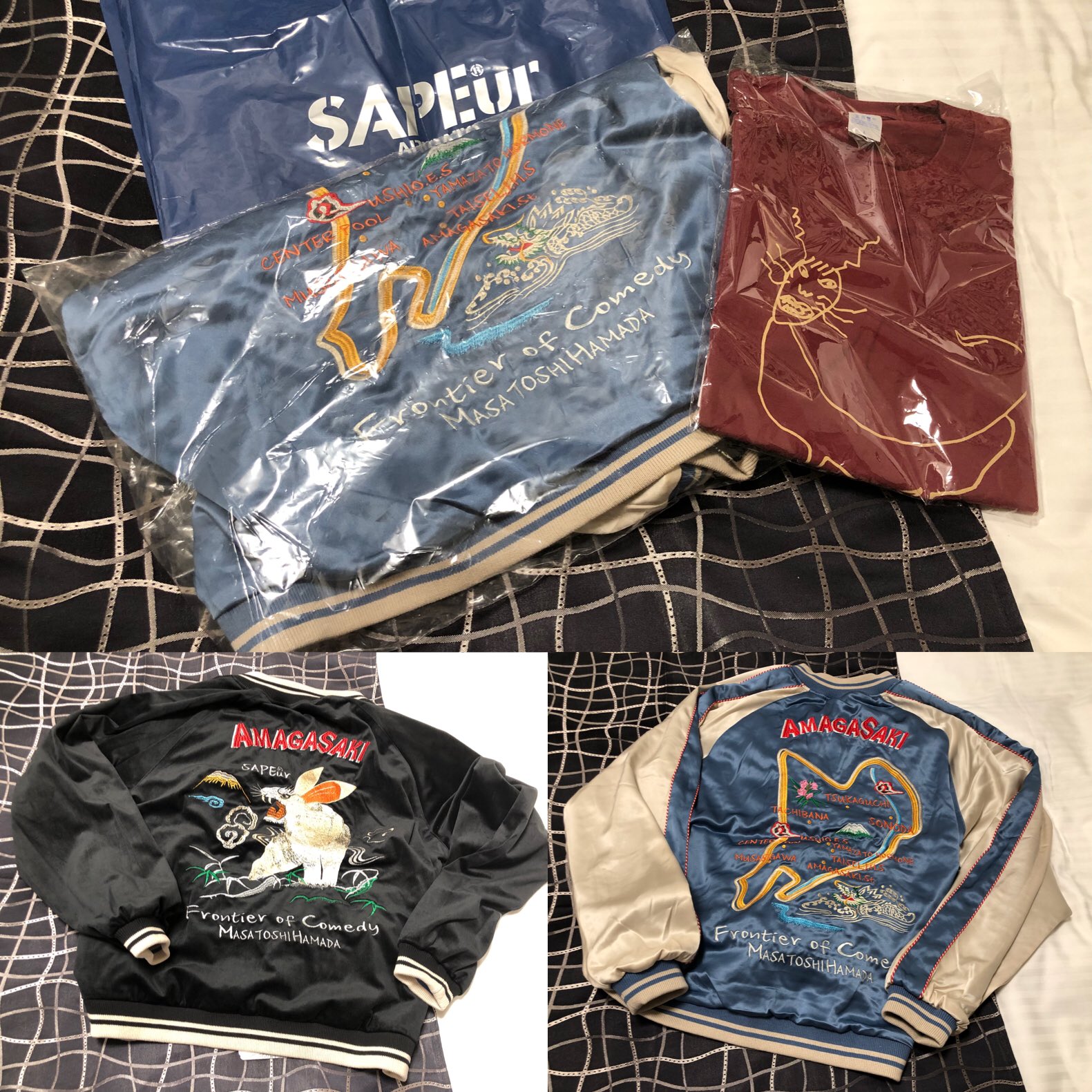 SAPEur サプール スカジャン SOUVENIR ダサい JKT 浜田雅功