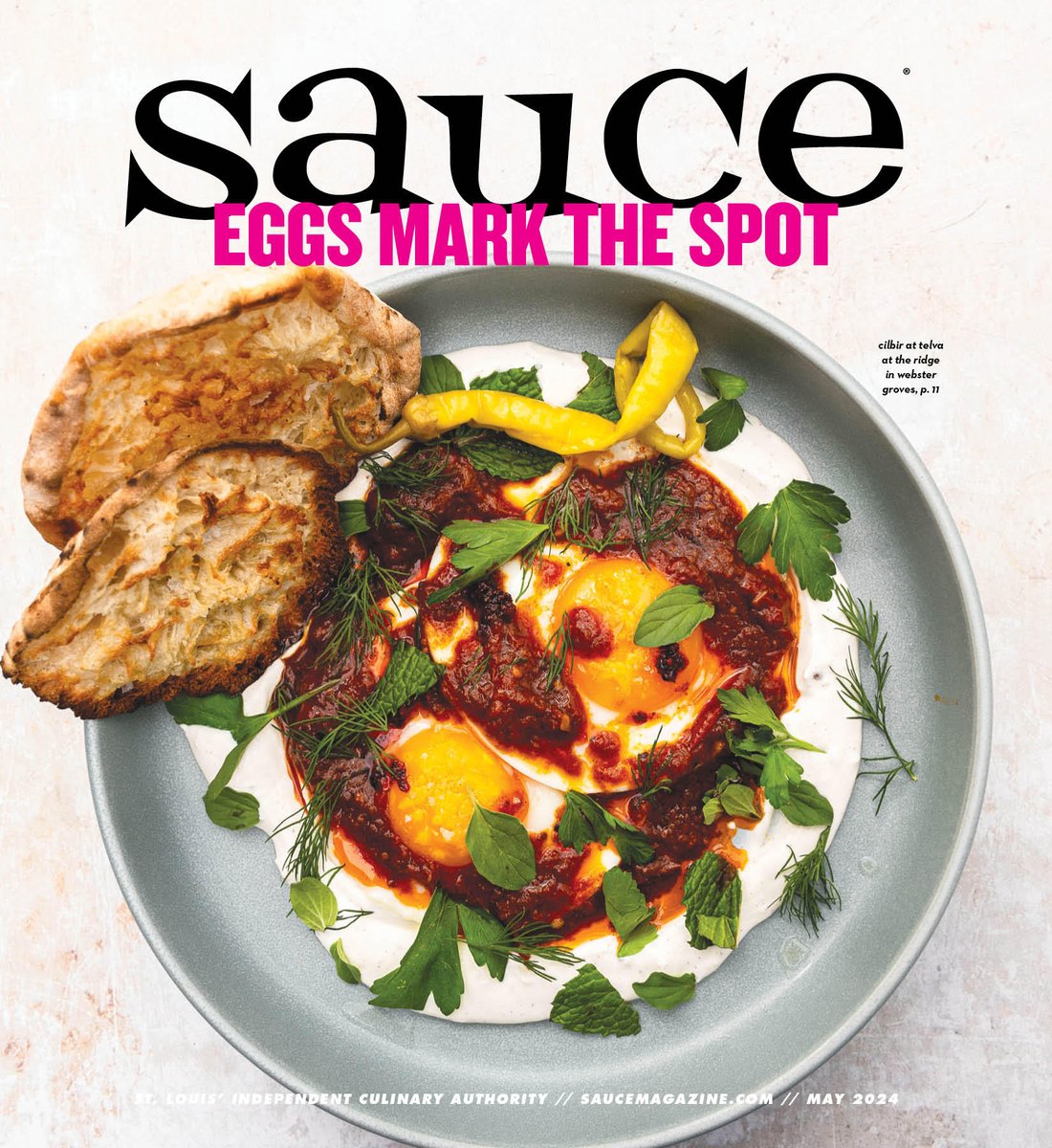 The May issue is here! 🎉 Learn about the incredible Turkish eggs at Telva at the Ridge, 8 takes on spicy margaritas from STL bars, your guide to Mexican markets, new restaurants you need to try and more: samg.bz/SauceMay24