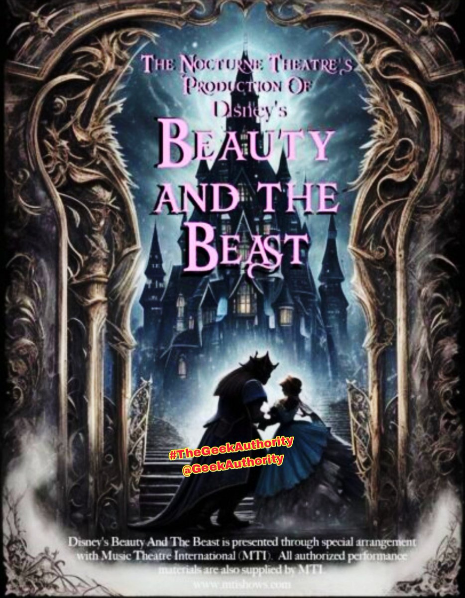 Seeing a production of #Disneys #BeautyAndTheBeast at the @nocturnetheatre in @MyGlendale ! Theatre Review to follow from #TheGeekAuthority @GeekAuthority !