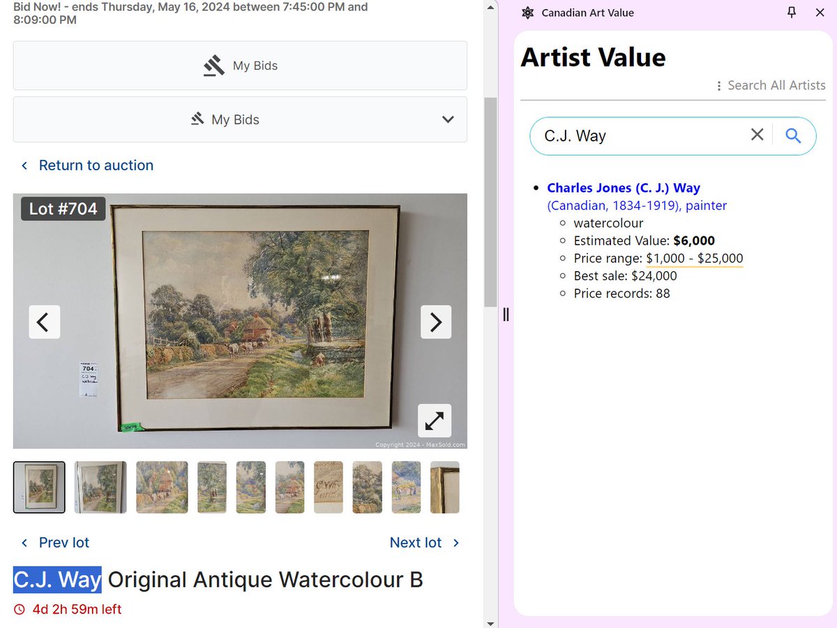 artvalueca's tweet image. #canadian #art #value Chrome extension, use it for free.
Find it on Google Chrome web store.