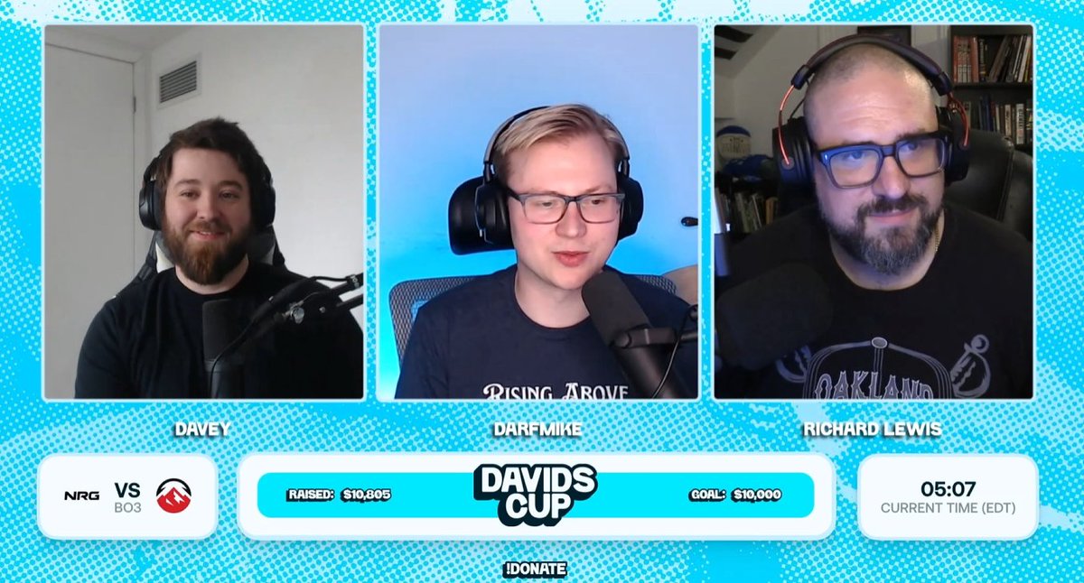 We've got a power duo hopping on to close us out for the day! Welcome @RLewisReports and @DarfMike to the stream! For every donation Richard will bless us with another spicy take👀 (This is a joke, but donate anyways)