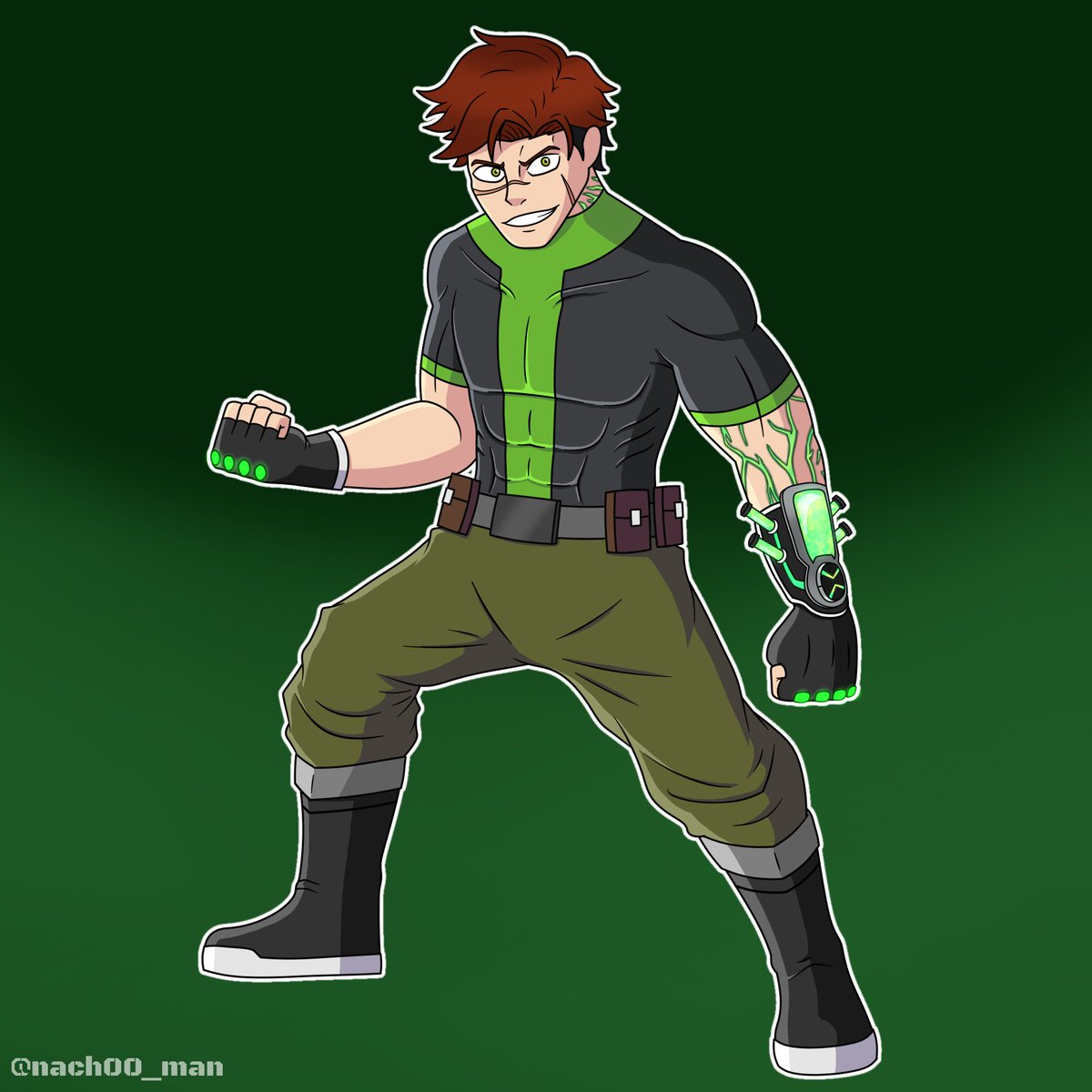 nach00_man's tweet photo. Rediseño definitivo de Ben 10K del #Maximitrix (abajo + info del personaje)
Que opinan?
#Ben10 #Ben10au #ben10fanart https://t.co/KXsu81fGK7