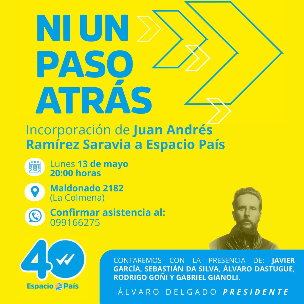 Los esperamos mañana en dos nuevas inauguraciones #UruguayParaAdelante #NiUnPasoAtrás