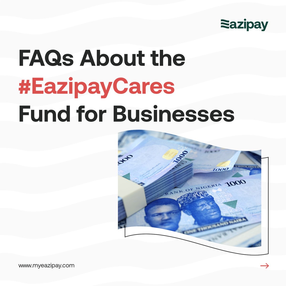 We thought you might have burning questions about the #EazipayCares campaign, so we have thoughtfully curated a list of answers to those #FAQS.   

Are you a business owner in need of a break from paying salaries this May? Eazipay is here to support you!