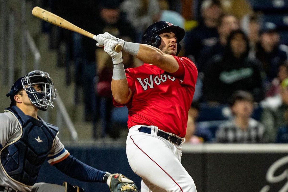 WooSox 1B Niko Kavadas finished 1-for-3 with a single and a walk on Sunday. He extending his on-base streak to 19 games. Kavadas’ on-base streak is tied for the second-longest active on-base streak in the International League.