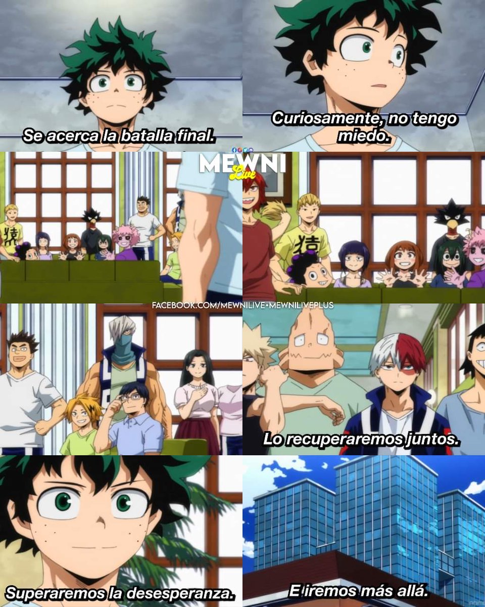 Estamos aquí 🥺 🎌 Anime: #MyHeroAcademia (2016)