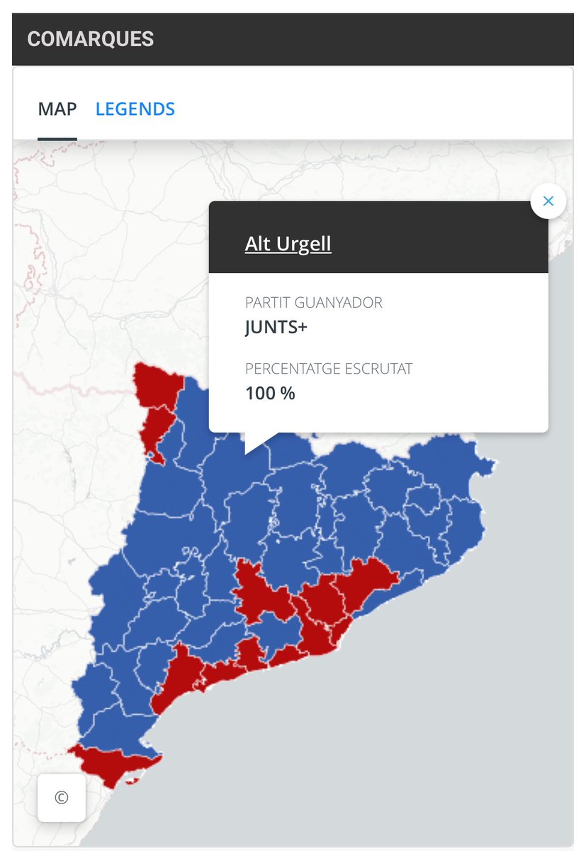 🙌 Agraïm el suport dels 1.173 ⬆️ urgellencs aquest #12M 🗳️ a la Seu. 💪 @juntsxcat es consolida com a primera força a la comarca. 👏 Felicitem @jorfabrega per renovar l’escó de diputat. Des del @parlamentcat treballarem per la Seu, la comarca, el Pirineu i Catalunya!