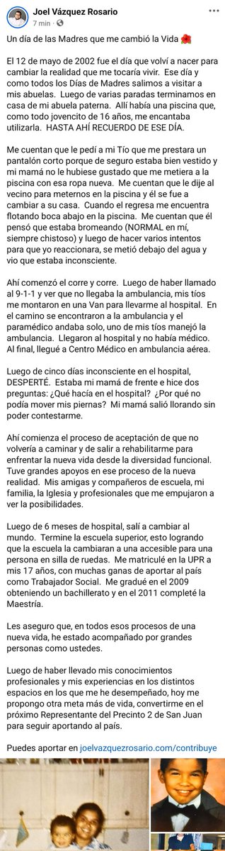 Un día de las Madres que me cambio la Vida Únete en joelvazquezrosario.com