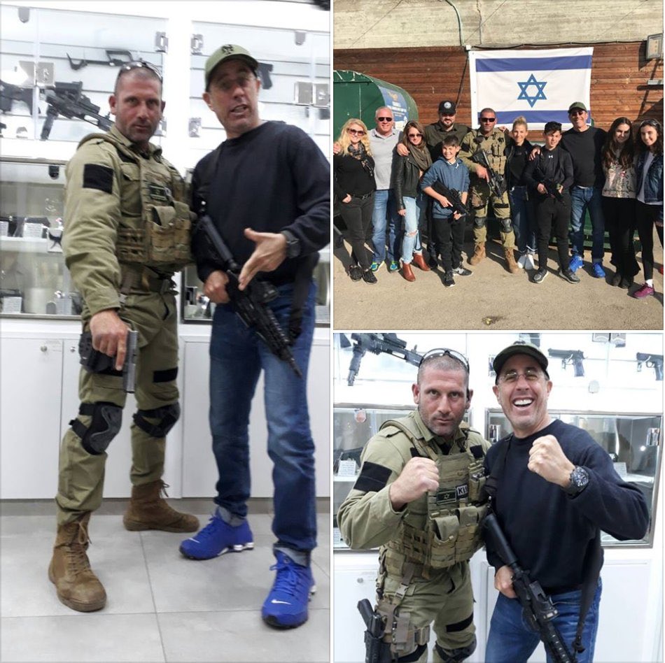 Jerry Seinfeld not only offered unconditional support for Israel’s attacks on Gaza, his wife not only donated to create counter protests against ceasefire, but they visited illegal West Bank settlements for “fantasy camp” romanticizing killing Palestinians as a family adventure