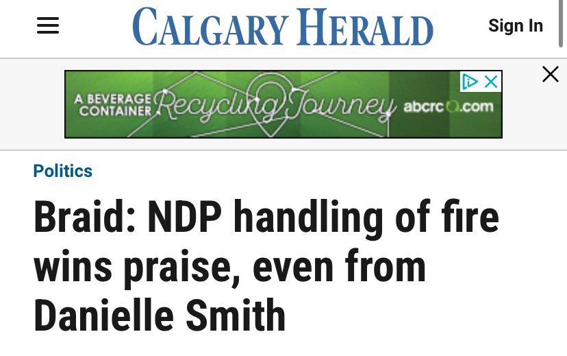 @wildmanjohn10 Fort McMurray has been through this before under another Premier who even Smith praised for her response. Something tells me this time won’t go as well for Fort Mac residents.