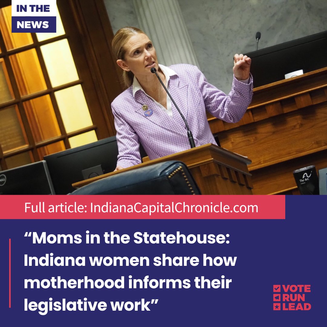 On this Mother’s Day, we're thinking about barriers for women—moms, especially—that challenge them stepping up to represent their communities. Casey Smith of @INCapChronicle reports important perspectives that apply to women aspiring to every statehouse: bit.ly/3QGYT8w
