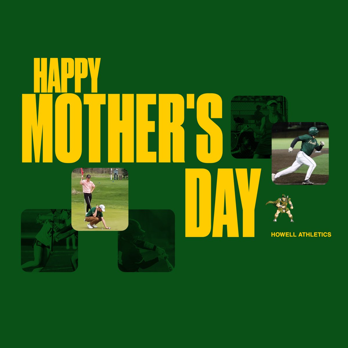 Happy Mother's Day to all the Highlander sports moms! Your dedication and support are truly appreciated. Thank you for all you do! #OneHowell
