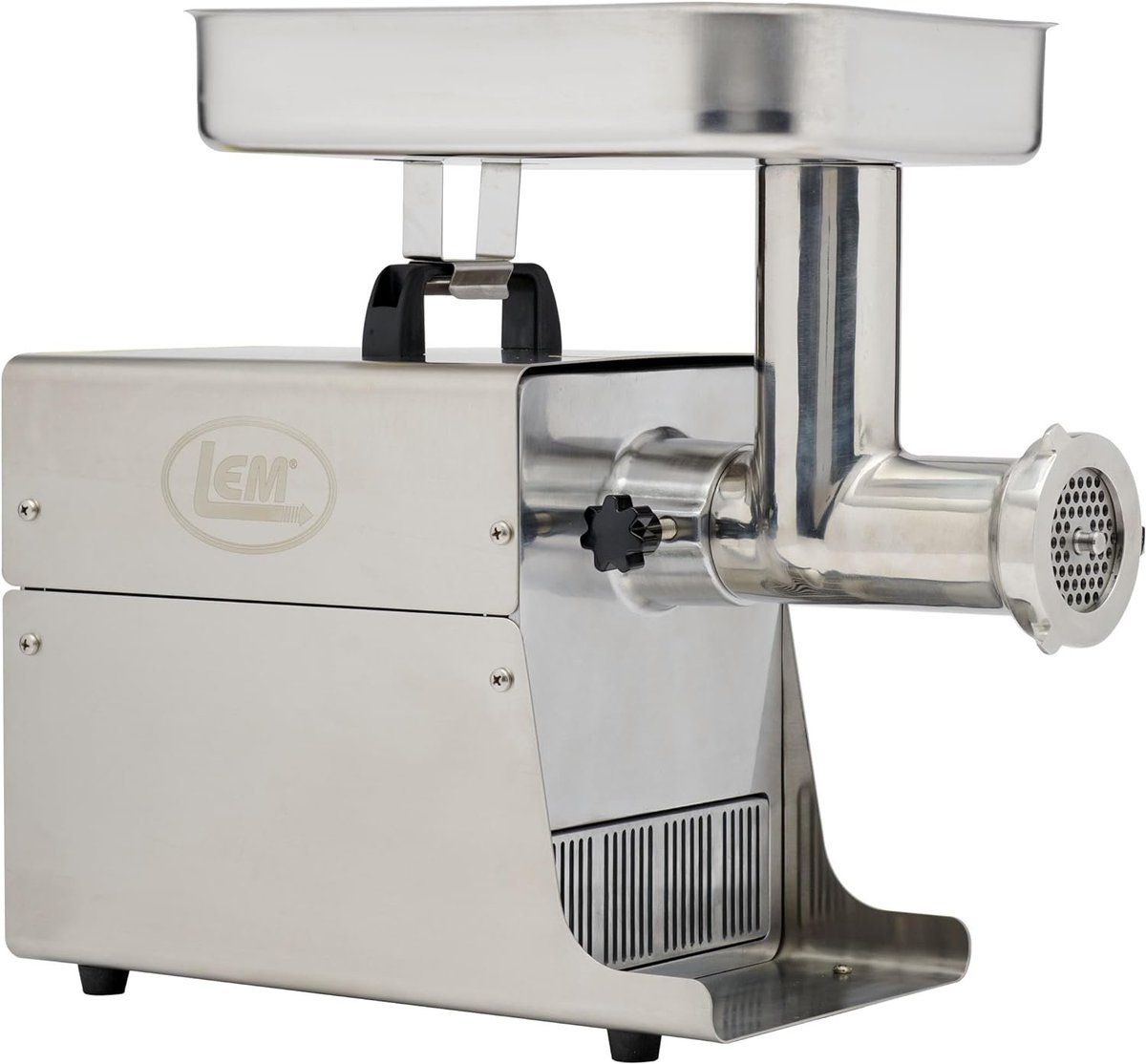 My wife and I just ordered one of these bad boys for making sausages. We've been using a KitchenAid attachment for about 10 years and it finally broke. This one will process 7-8 pounds of meat per minute and we can actually stuff the meat on the second grind instead of having to