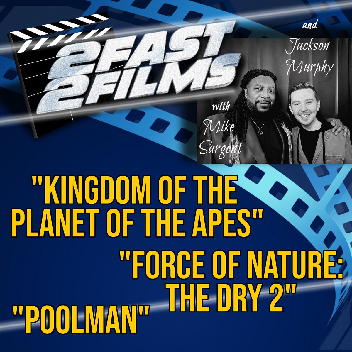 Lights Camera Jackson (@lcjreviews) on Twitter photo Listen to the 200th Episode of the <a href="/2Fast2Films/">2 Fast 2 Films Podcast</a> Podcast as <a href="/Mikeonscreen/">Mike Sargent</a> and I review the latest chapter in the #PlanetOfTheApes saga, plus thoughts on #Poolman #TheDry2 and more: bit.ly/4b5aEOl Listen to the 200th Episode of the <a href="/2Fast2Films/">2 Fast 2 Films Podcast</a> Podcast as <a href="/Mikeonscreen/">Mike Sargent</a> and I review the latest chapter in the #PlanetOfTheApes saga, plus thoughts on #Poolman #TheDry2 and more: bit.ly/4b5aEOl