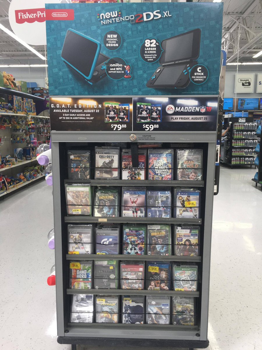 Walmart endcap from 2018 still selling 360/PS3 games. See anything you want?