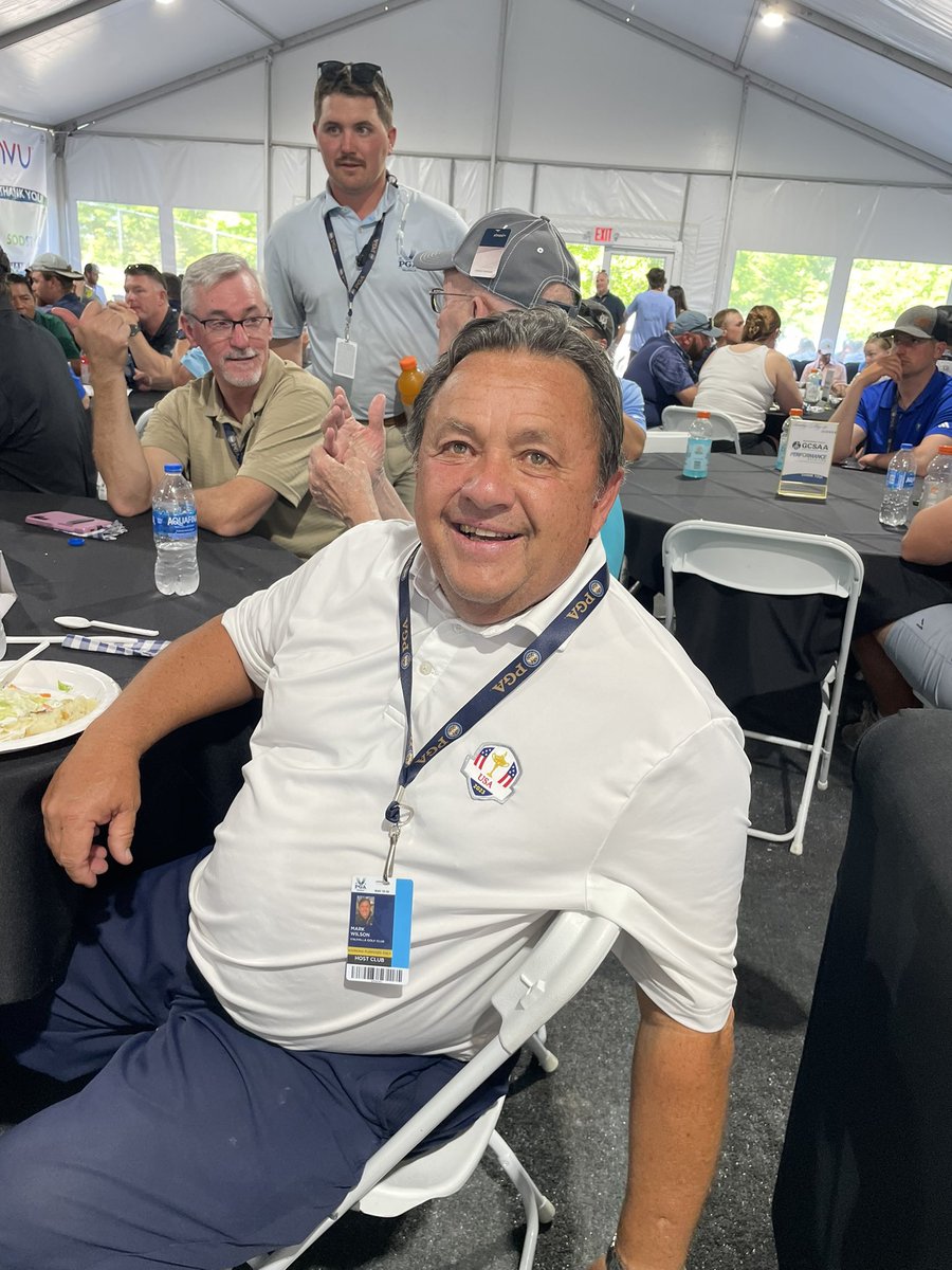 PatJonesTweets's tweet image. Welcome to the 2024 @PGAChampionship at @ValhallaGolf. There are 150 team members ready to kick some butt. Awesome to have both of @jballard1’s predecessors Mark Wilson and @RmeierPGA in the house. Let’s go!! @BASFTurf_us