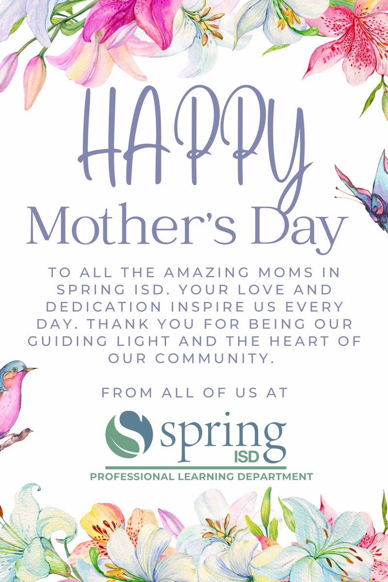 Happy Mother's Day! To anyone and everyone who fills that role, we hope you have a fantastic day.