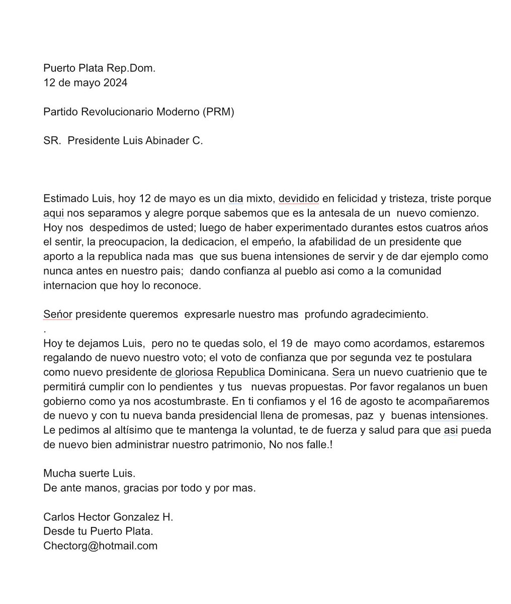 Chectorg's tweet image. No nos desfraude.