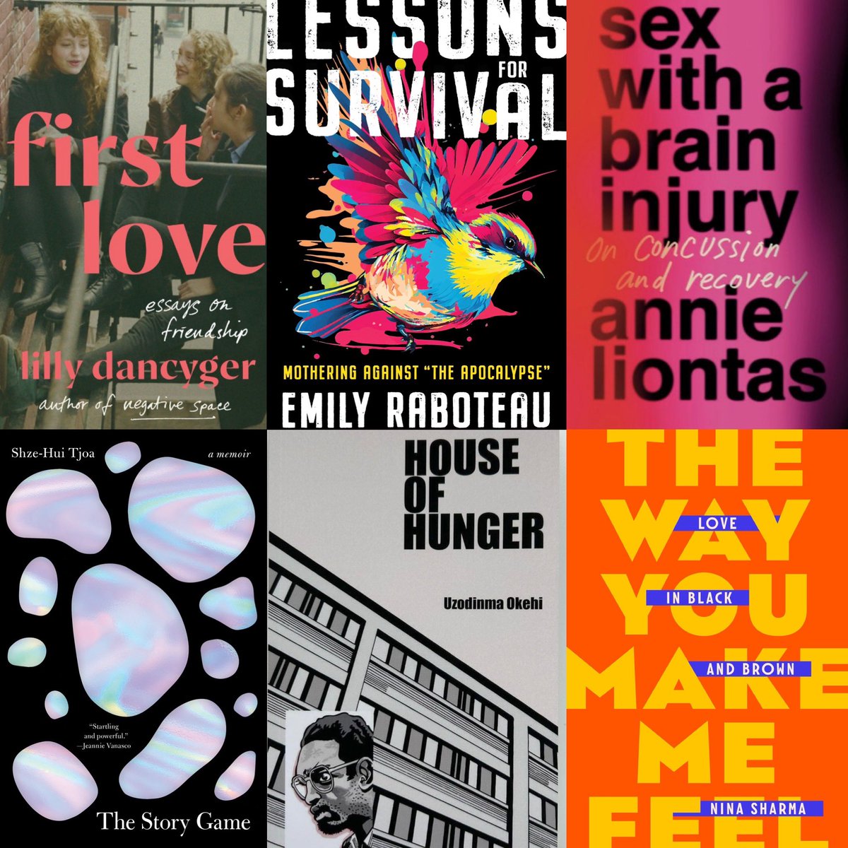 MONDAY, 8PM: So excited to host the authors of these stunning books at @FranklinParkBK Reading Series Nonfiction Night: @emilyraboteau, @lillydancyger, @aliontas, @nsharmawriter, @shzehuitjoa & @whoisbokoye! #Free book raffle + books sold by @UnnameableB! fb.me/e/6pQvazha5