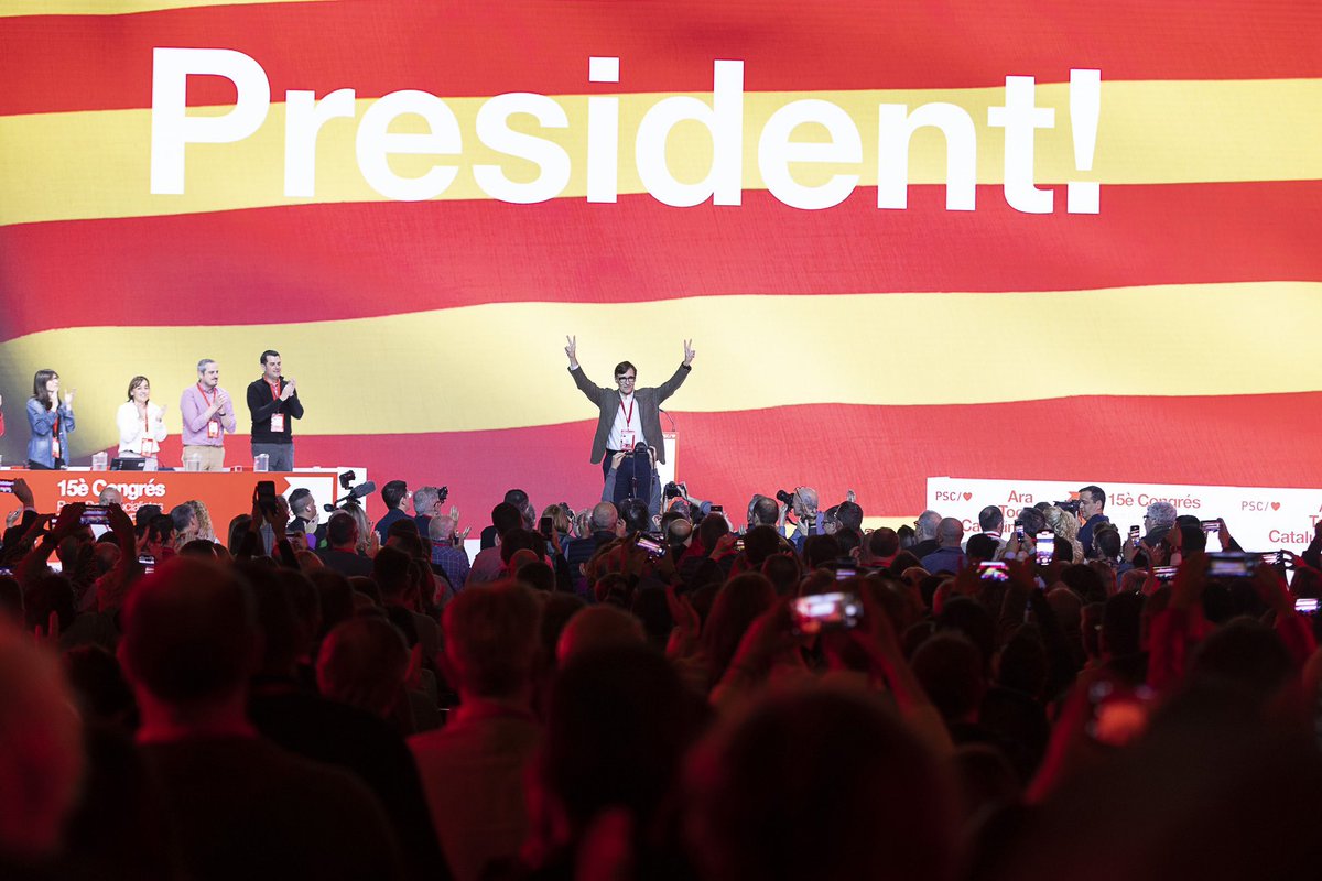 Las urnas han hablado y toca hacer realidad un nuevo futuro de diálogo y esperanza para Cataluña.

Mejorar la vida de la ciudadanía como dice Illa ‘vivan, sientan, piensen o vengan de dónde vengan’ debe ser la nueva hoja de ruta del nuevo Parlamento.

#PSC🌹