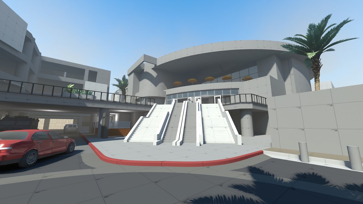 primarydenizen's tweet photo. Are you a Counter-Strike 2 goblin? I could use your help playtesting! I just put up a WIP greybox version of my map cs_matinee on the Workshop and any feedback on it is greatly appreciated. Check it out here: https://t.co/kJfSUafHTi https://t.co/gBXqFwWaSN