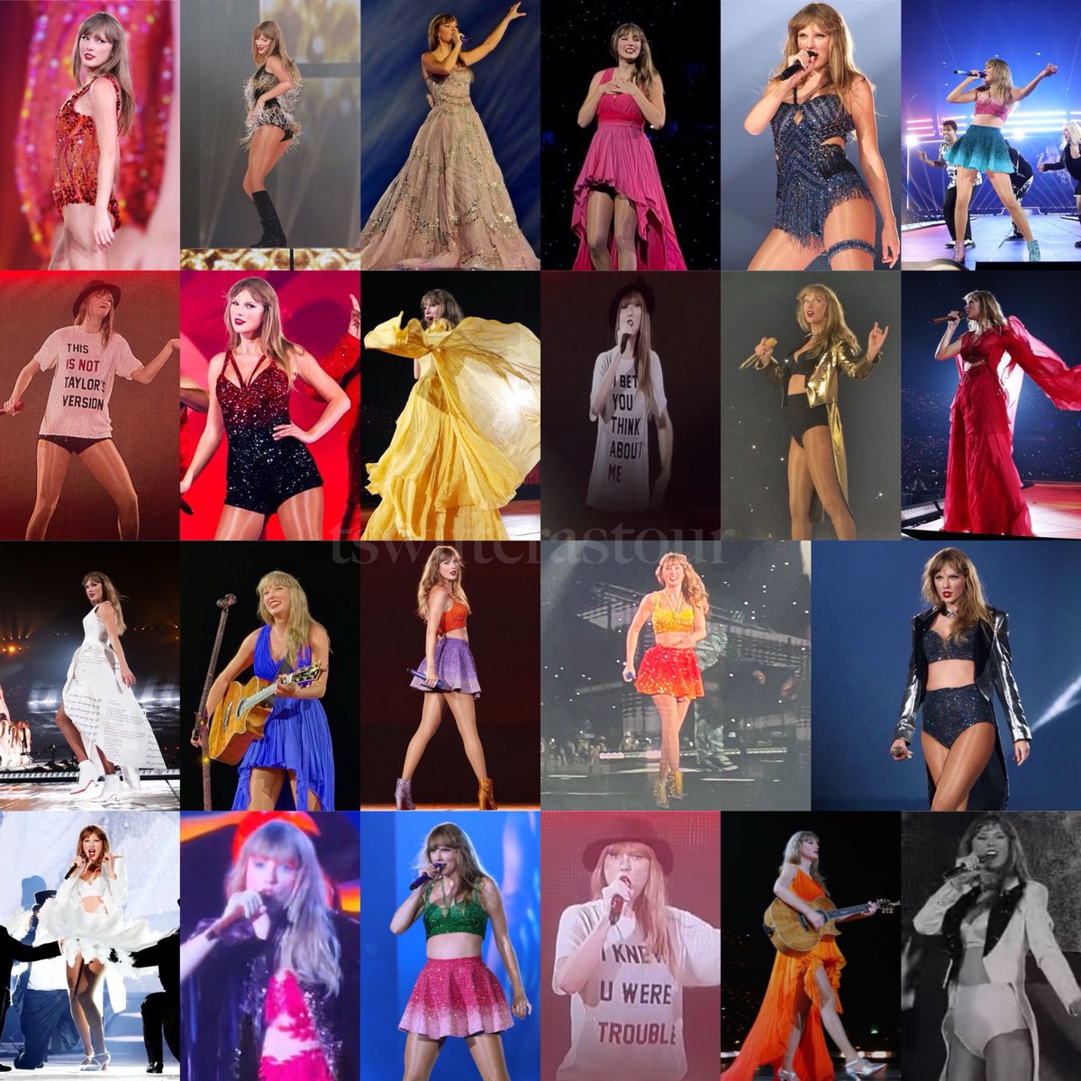 🚨| Taylor Swift debuted a total of 23 new outfits for 'The Eras Tour' in Paris, France! #ParisTSTheErasTour