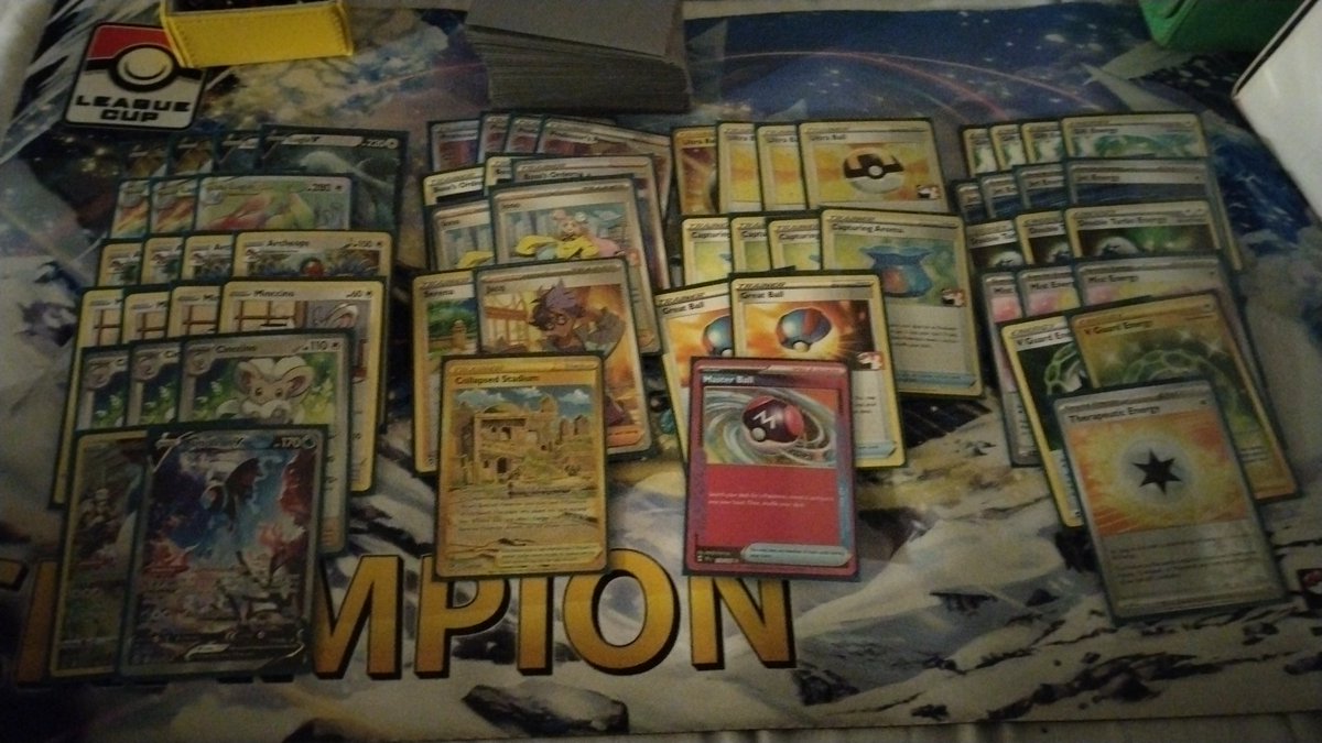Got 20th in stockholm regionals.

R1 Snorlax stall WW
R2 Gardevoir ex WW
R3 Lost box LL
R4 Pidgeot Zard WW
R5 Lugia Vstar WLL
R6 Pidgeot Zard WW
R7 Lost box LL