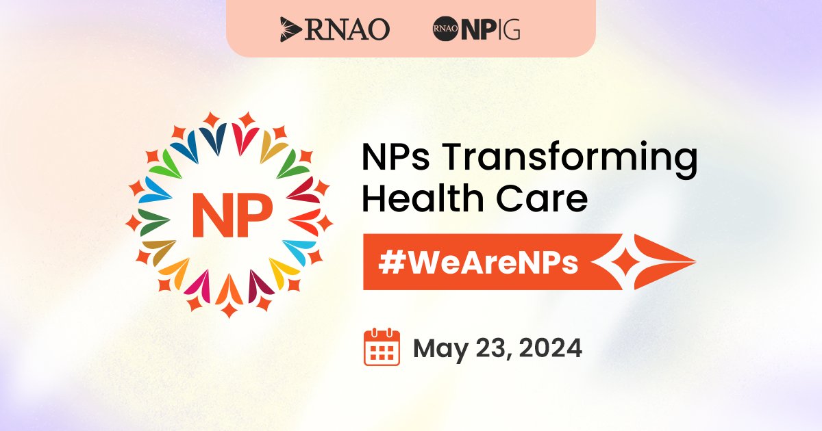 📢RNAO's fifth annual #NPInstitute is happening on May 23! #NPs, NP students & #RNs aspiring to be NPs will be there to network, engage & explore topics related to policy, clinical practice, research & more. 🎯Join us: RNAO.ca/NPInstitute Free for RNAO members!