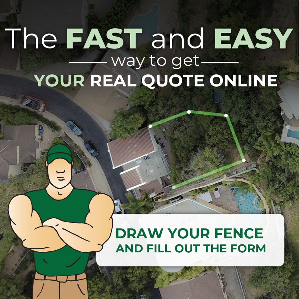 BigFencing's tweet photo. Get a fast and easy online quote today! 💻 Save time and money when you get your personalized quote without needing a onsite visit. #OnSiteNoMore #OnlineQuotes #InsuranceSavings 💰 https://t.co/cRep0JI3tI