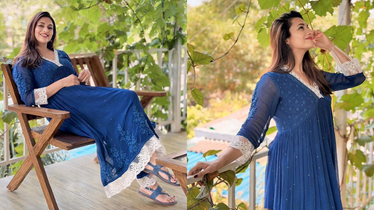 Divyanka Tripathi Stuns in a Blue Anarkali Kurta is an Ideal Pick for Summer Season, See Pics! - iwmbuzz.com/television/cel…

#entertainment #movies #television #celebrity