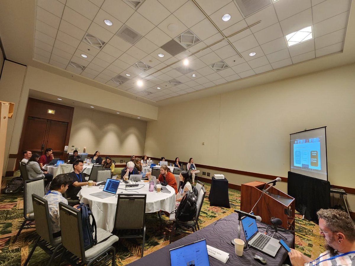 Lights out and away we go! 

The 4th Human-centered XAI workshop at #CHI2024 is off to a great start 🚀

Loving the energy of the Q&amp;A sessions and the presentations. 

#HCXAI #XAI <a href="/sigchi/">ACM SIGCHI</a> <a href="/CarinaManger/">Carina Manger</a> <a href="/AndreasRiener/">Andreas Riener</a> <a href="/mark_riedl/">Mark Riedl</a> <a href="/watkins_welcome/">Elizabeth Anne Watkins, PhD</a> <a href="/philwintersberg/">Philipp Wintersberger</a> <a href="/sunniesuhyoung/">Sunnie S. Y. Kim ☀️</a>