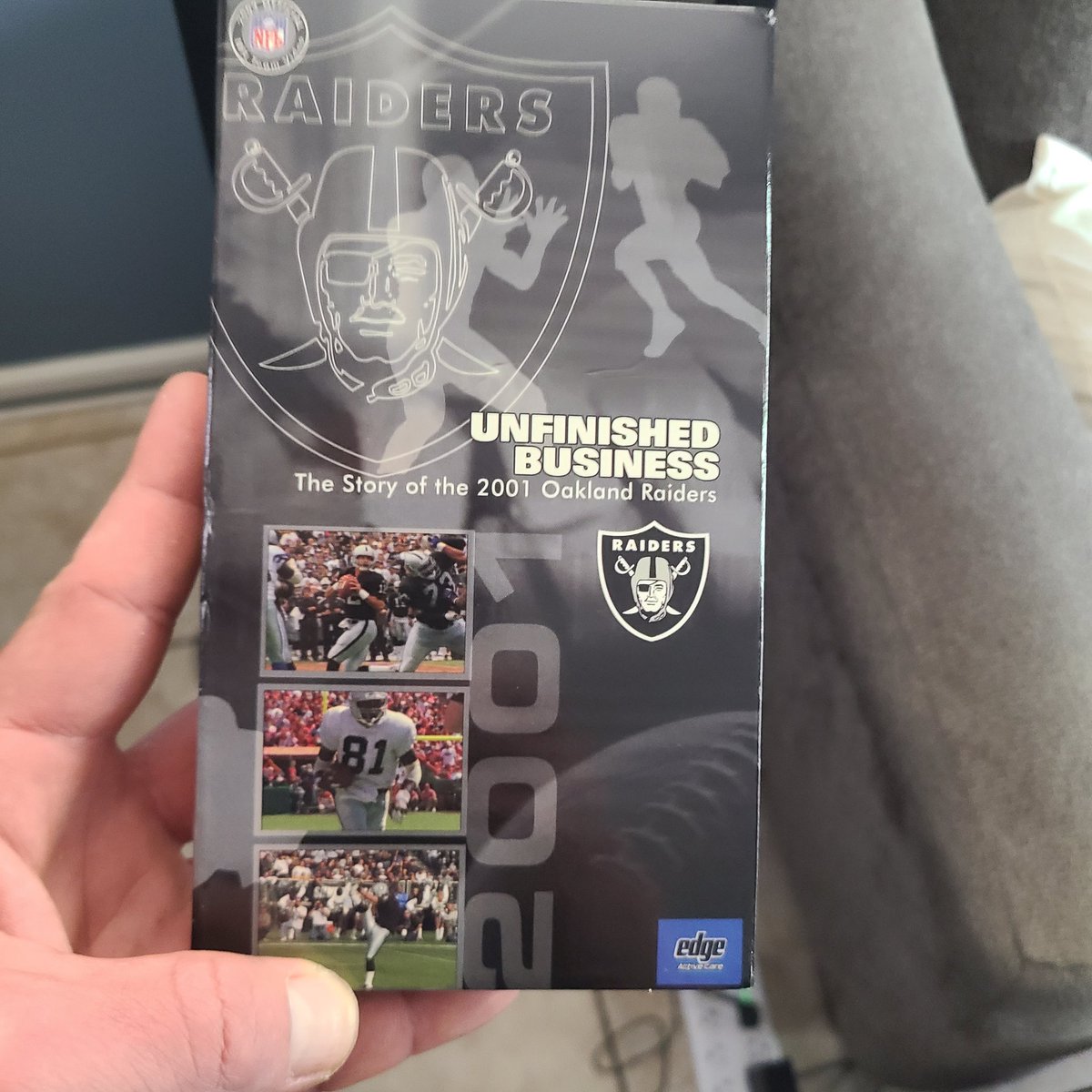 I found this gem of a vhs in my parents basement. #RaiderNation