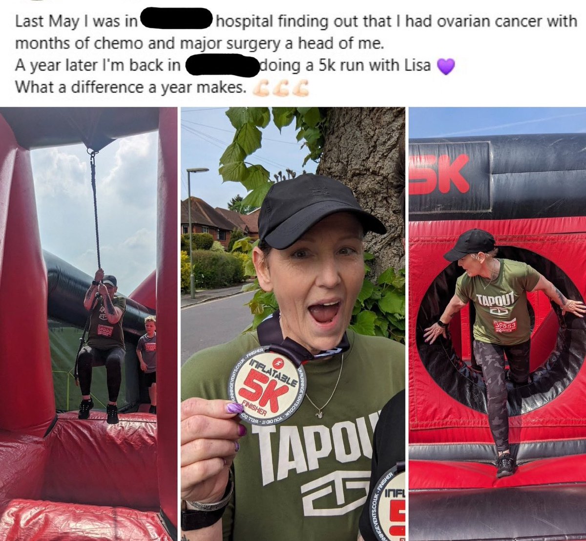 Happy Mother's Day (In America!) 

Yesterday Mumma Naks completed a 5k run with inflatable obstacles!! Smashing the course despite everything she's been through this past year. I am so unbelievably proud of her. ❤️