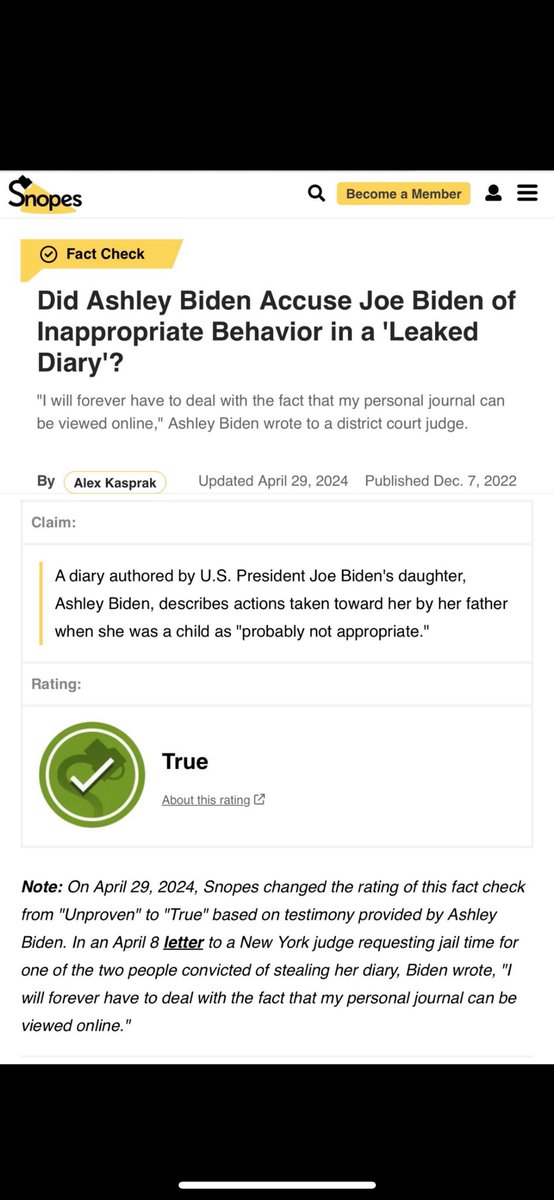 @LeadingReport Even updated as “True” on Snopes
